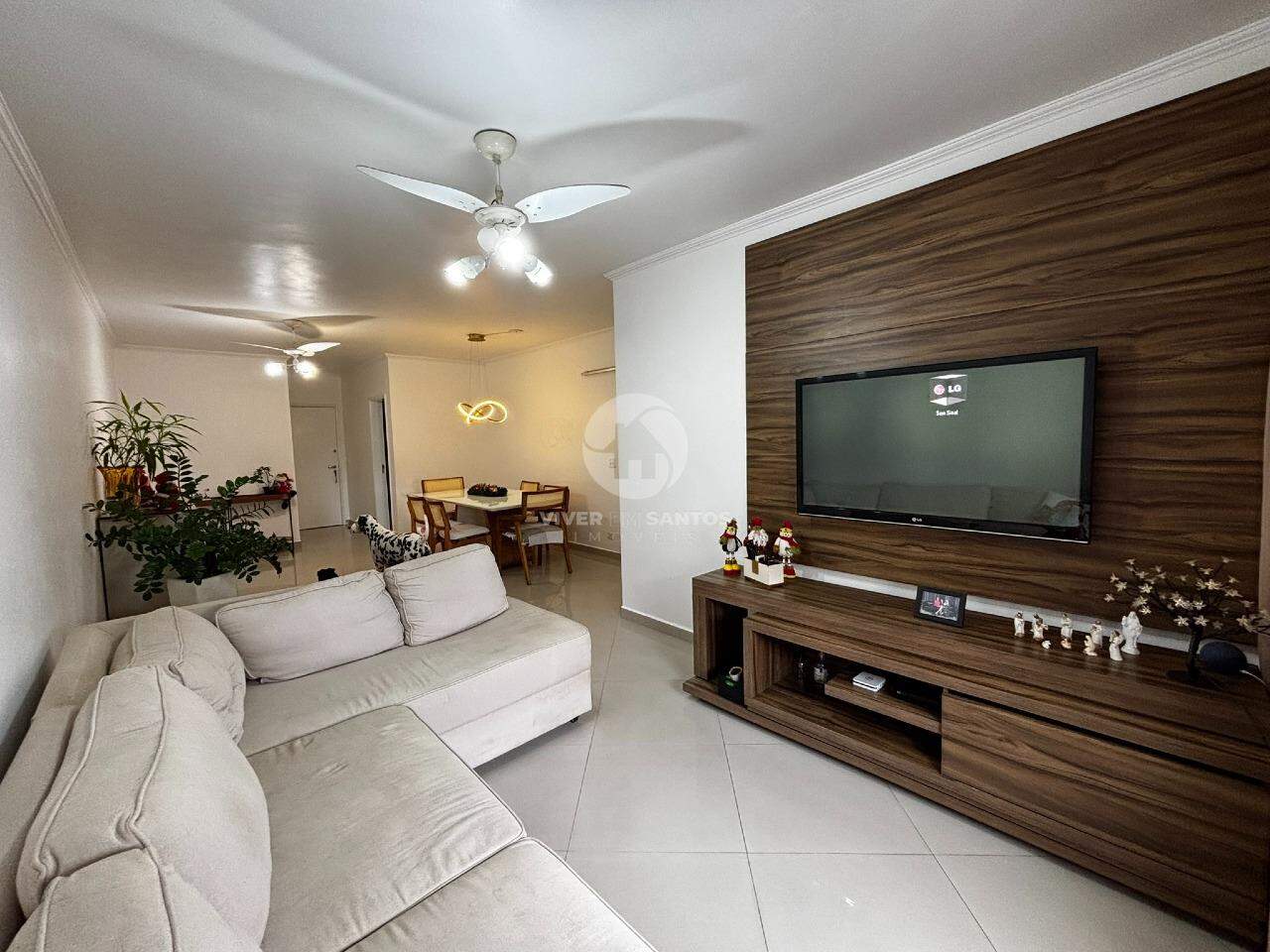 Amplo e Reformado – 3 Dorms (1 Suíte) com 150 m² e Vaga Demarcada no Campo Grande em Campo Grande, Santos — foto 5