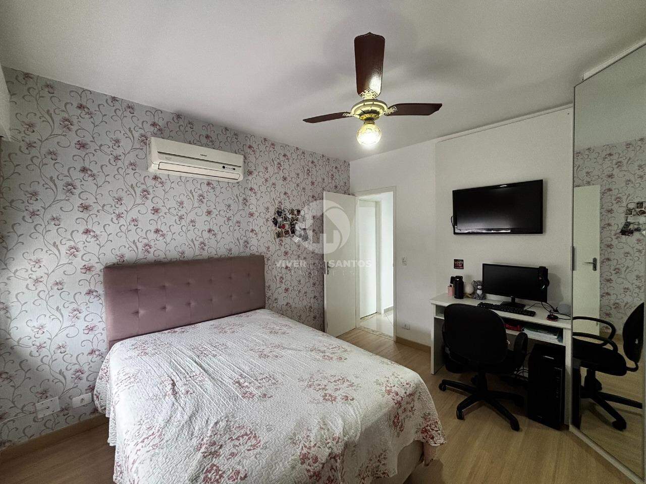 Amplo e Reformado – 3 Dorms (1 Suíte) com 150 m² e Vaga Demarcada no Campo Grande em Campo Grande, Santos — foto 11