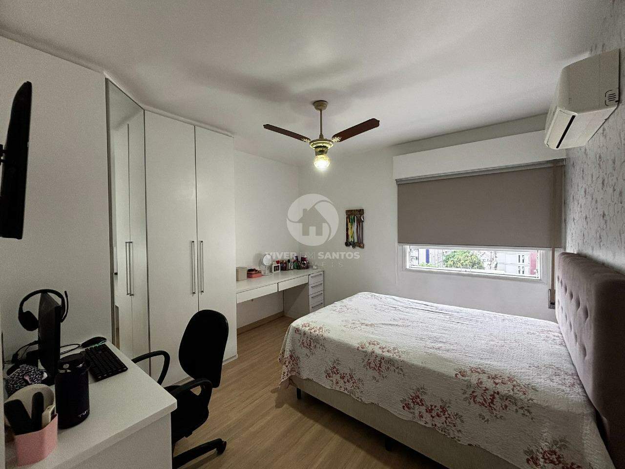 Amplo e Reformado – 3 Dorms (1 Suíte) com 150 m² e Vaga Demarcada no Campo Grande em Campo Grande, Santos — foto 10