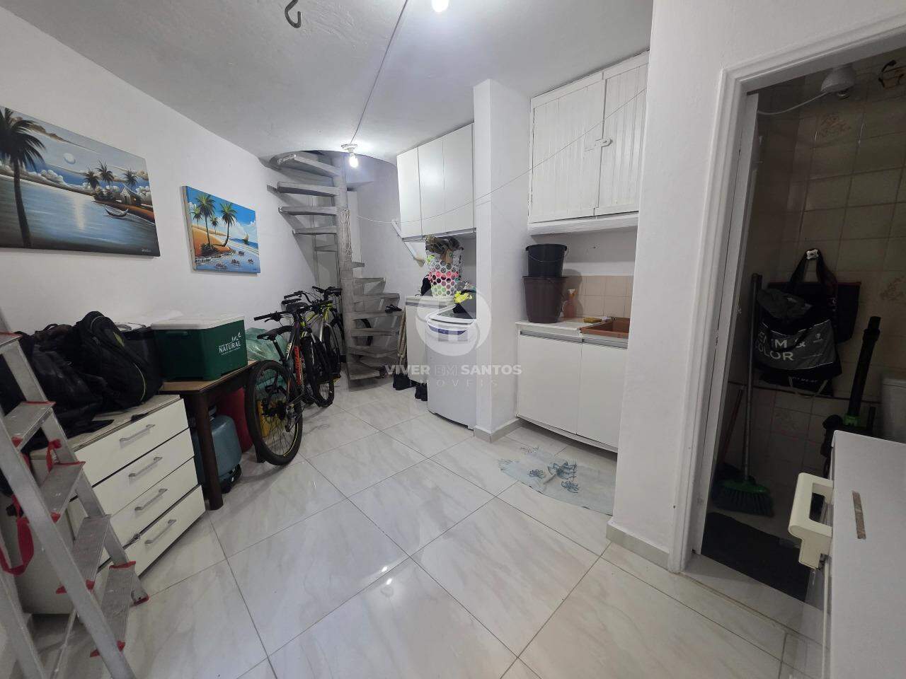 Sobrado reformado com 3 dormitórios e espaço com churrasqueira no Marapé em Marapé, Santos — foto 5