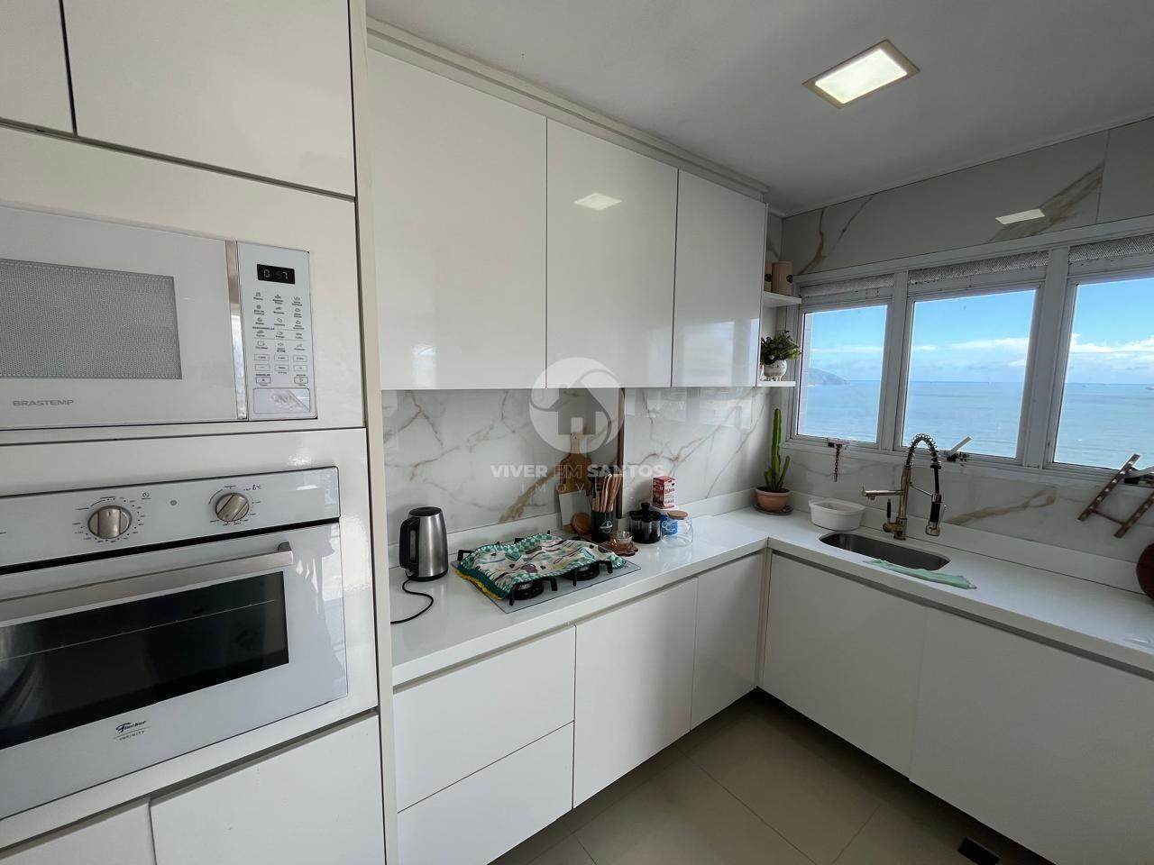 Comprar apartamento Duplex - Pompéia andar alto com varanda e vista mar . em Pompéia, Santos — foto 21