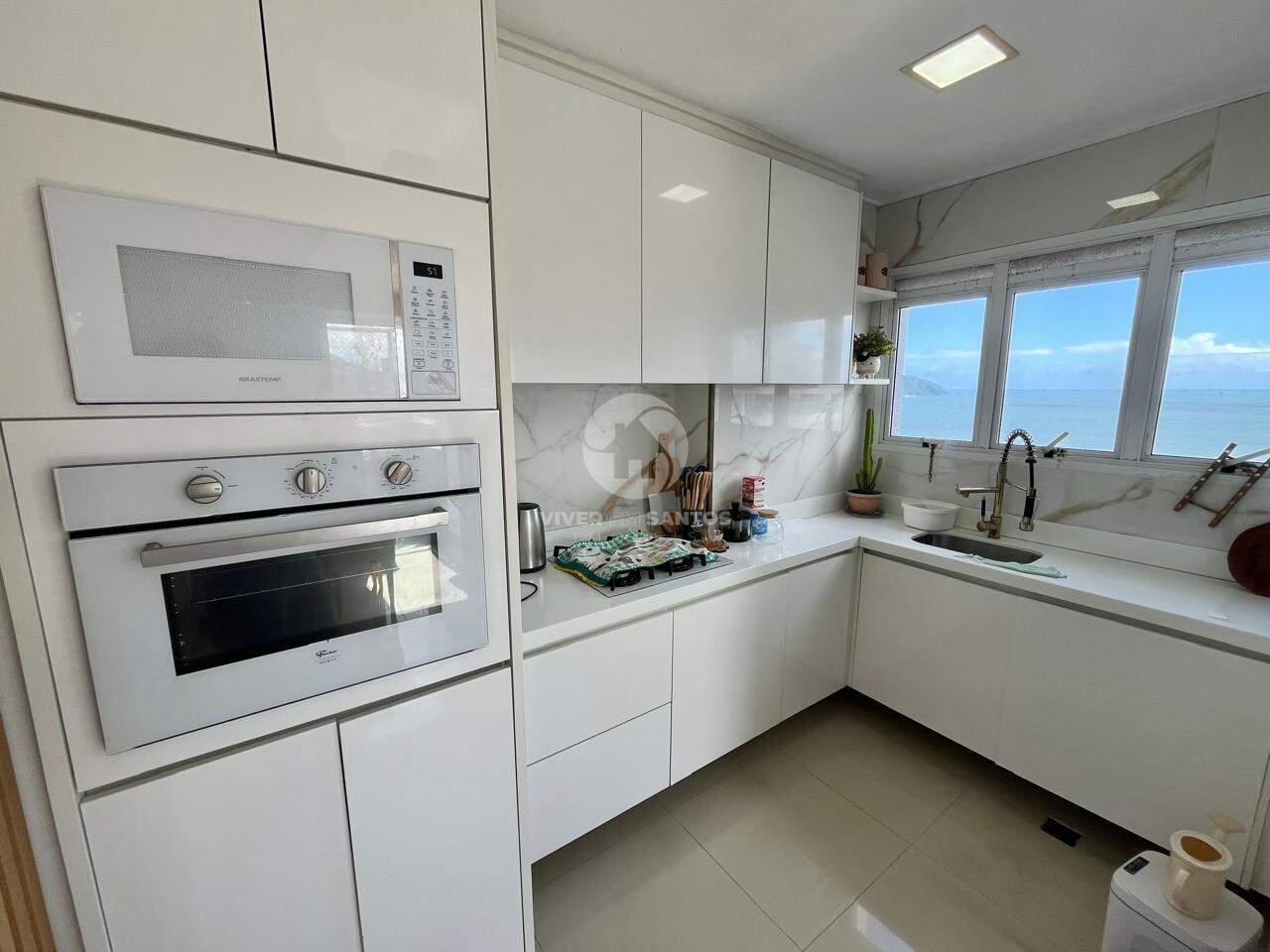 Comprar apartamento Duplex - Pompéia andar alto com varanda e vista mar . em Pompéia, Santos — foto 18