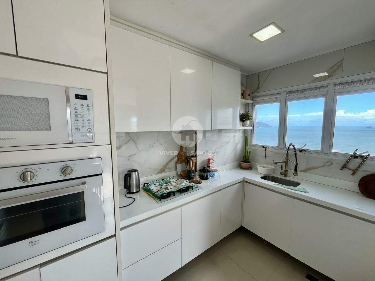 Comprar apartamento Duplex - Pompéia andar alto com varanda e vista mar . em Pompéia, Santos — foto 22