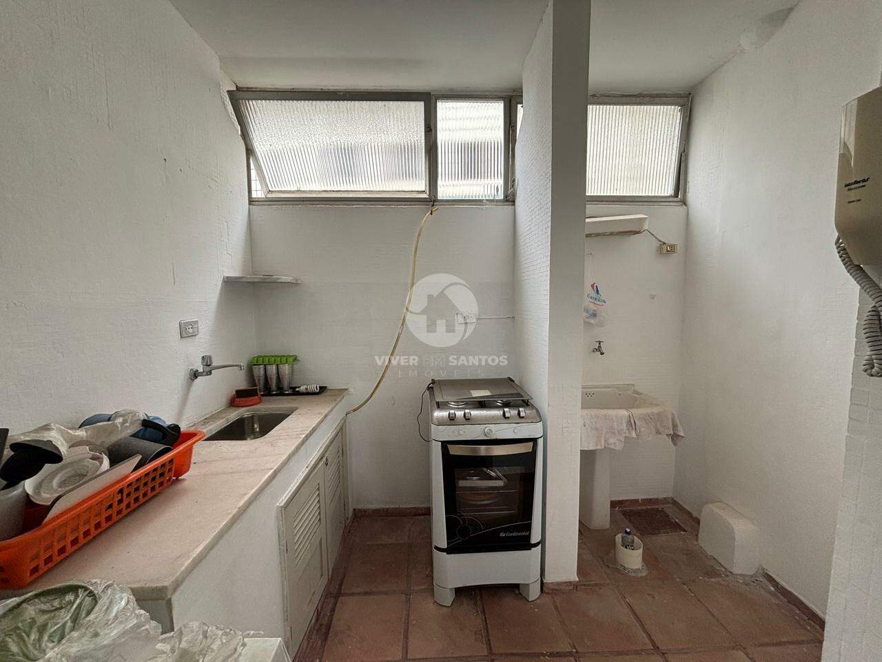 Apartamento Residencial com Vista para o Mar em Boqueirão, Santos em Boqueirão, Santos — foto 4