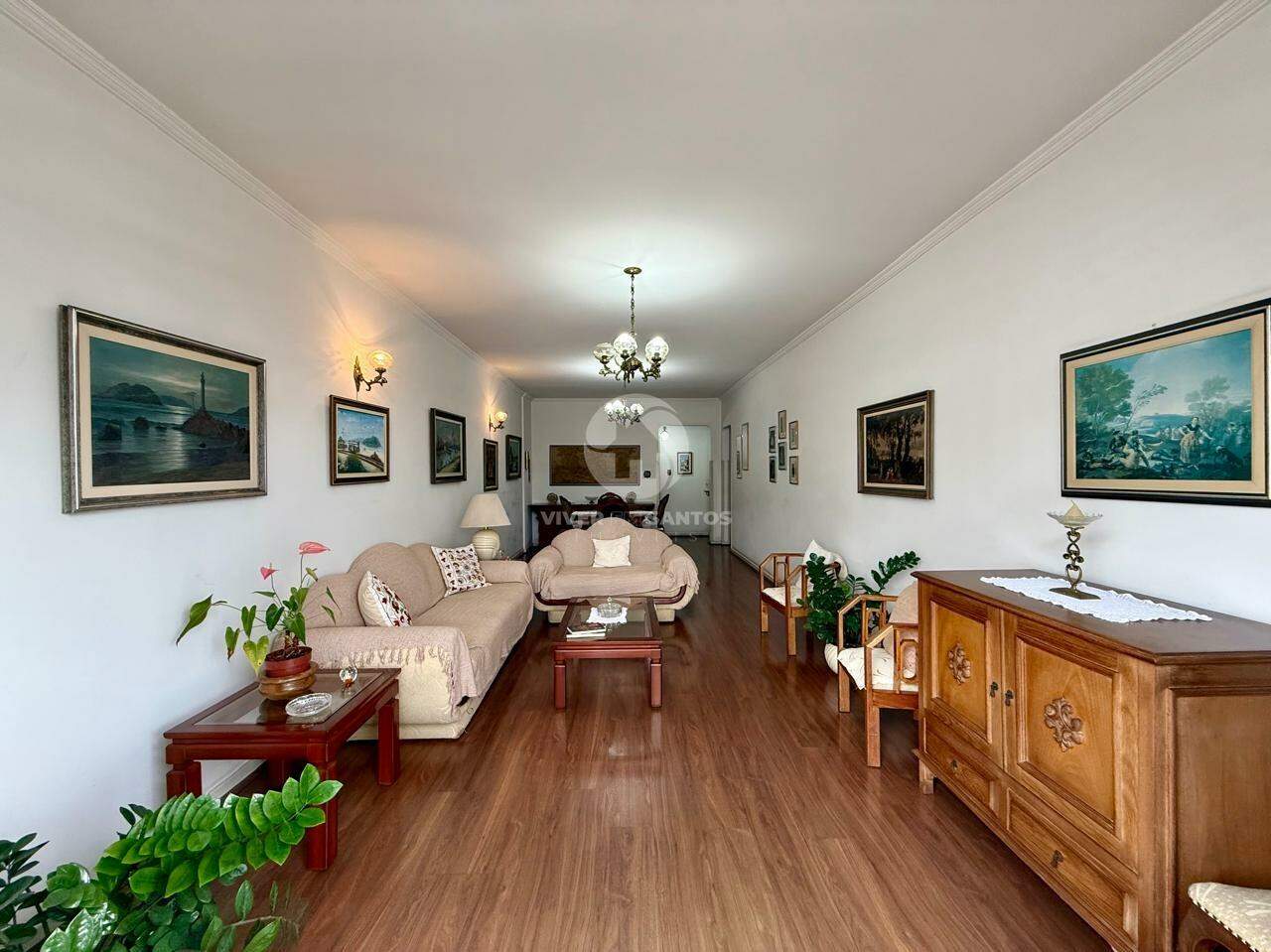 Apartamento 3 dormitórios com Suíte, Varanda de Frente e Dependência- Gonzaga em Gonzaga, Santos — foto 5