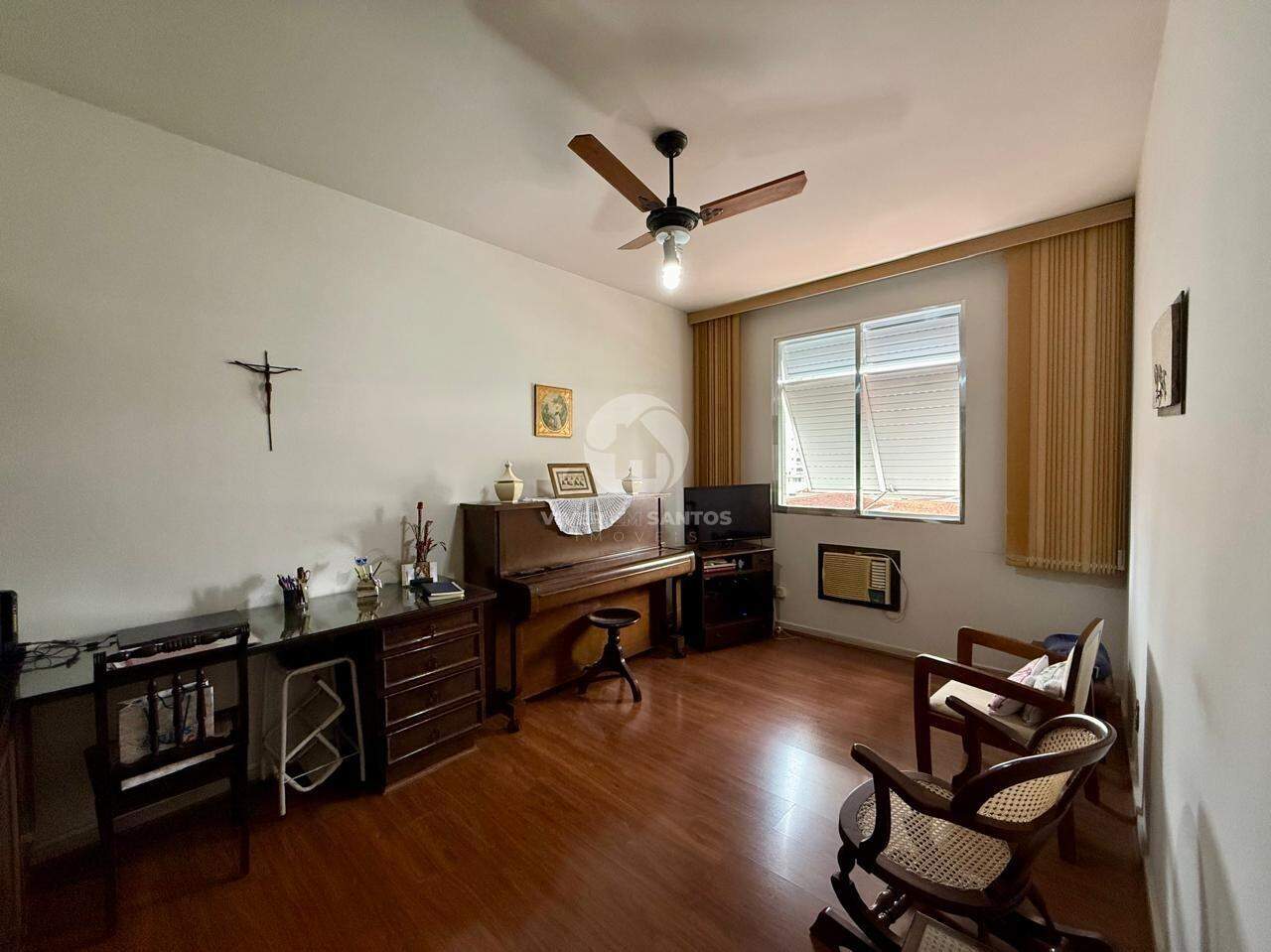 Apartamento 3 dormitórios com Suíte, Varanda de Frente e Dependência- Gonzaga em Gonzaga, Santos — foto 8