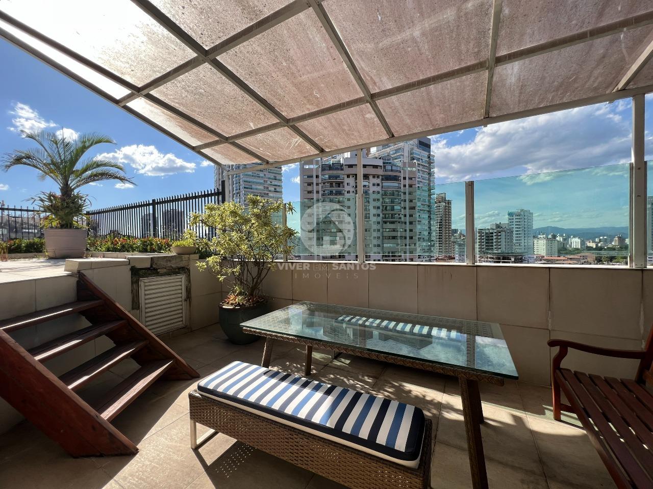 Cobertura com 5 quartos, piscina e churrasqueira na Ponta da Praia em Ponta da Praia, Santos — foto 3