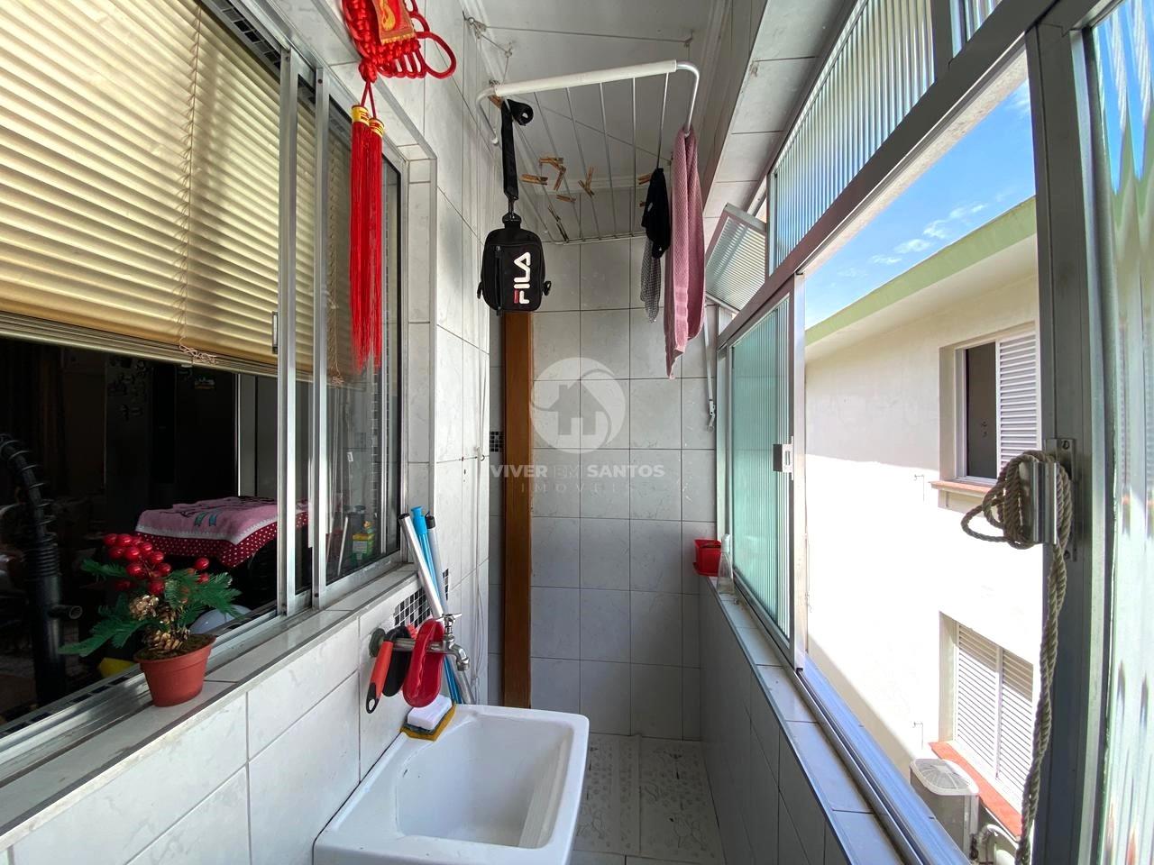 Apartamento reformado de três dormitórios no Gonzaga em Gonzaga, Santos — foto 15
