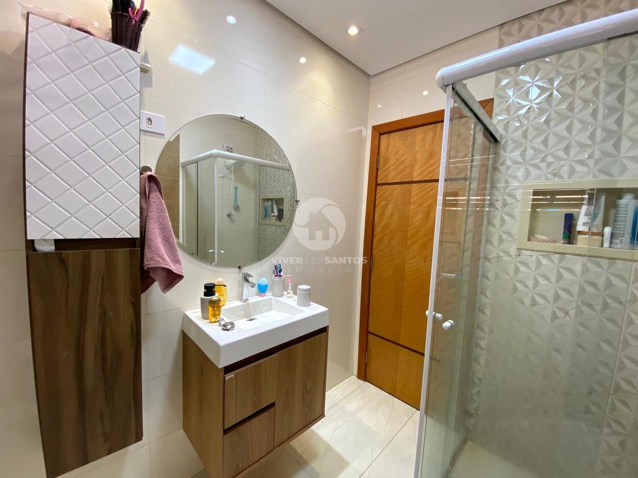 Apartamento reformado de três dormitórios no Gonzaga em Gonzaga, Santos — foto 7
