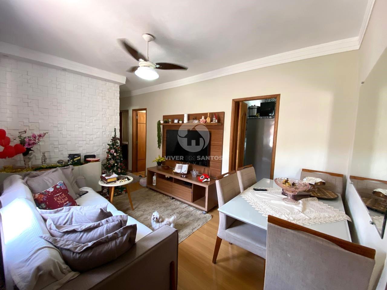 Apartamento reformado de três dormitórios no Gonzaga em Gonzaga, Santos — foto 3