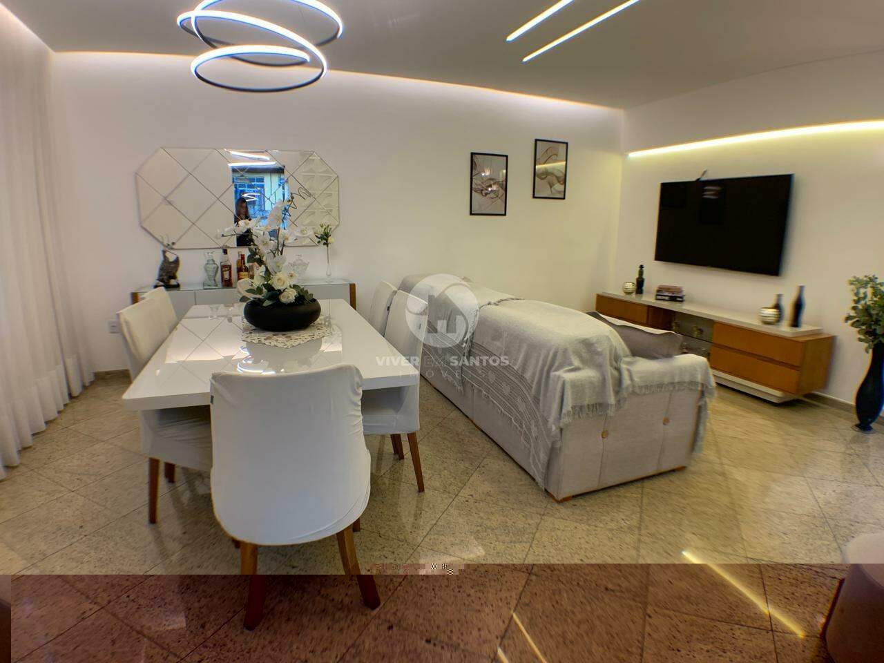 Excelente casa a venda no Campo Grande, conforto, espaço e lazer em Campo Grande, Santos — foto 3