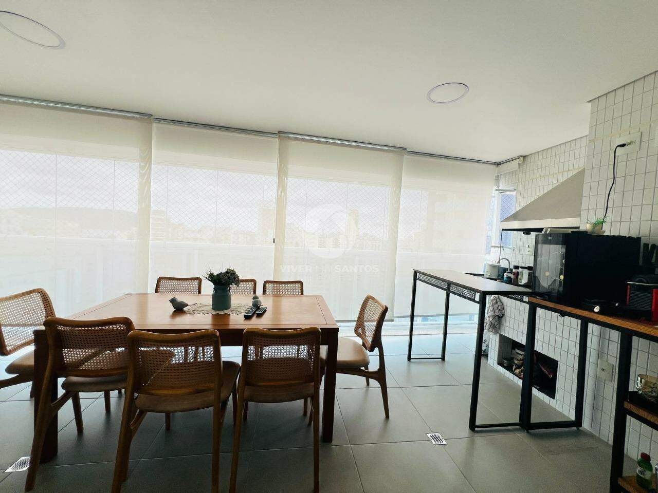Apartamento luxuoso com 3 suítes à venda na Vila Rica em Santos em Boqueirão, Santos — foto 8