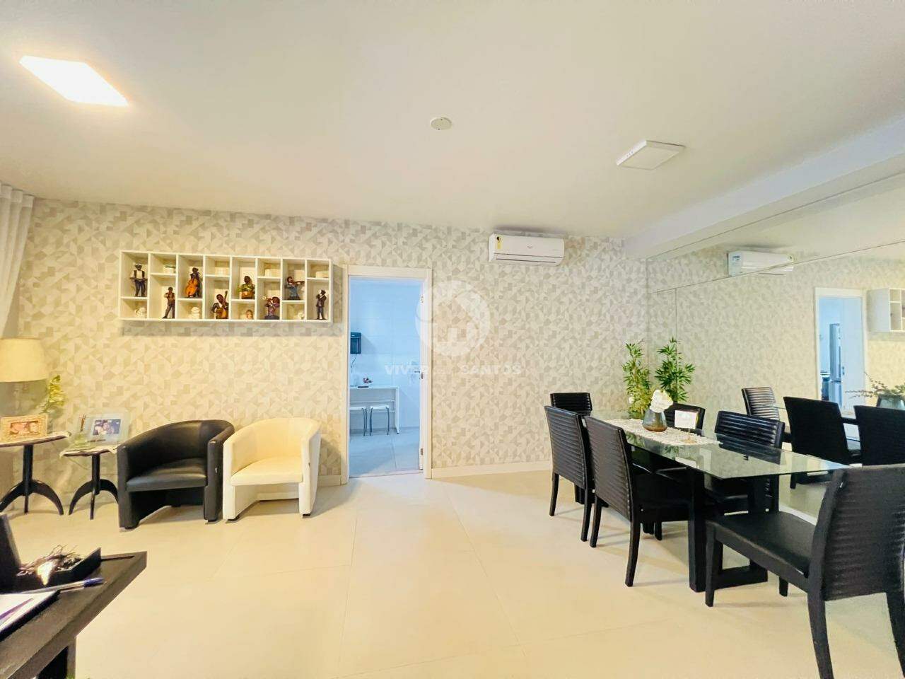 Apartamento luxuoso com 3 suítes à venda na Vila Rica em Santos em Boqueirão, Santos — foto 3