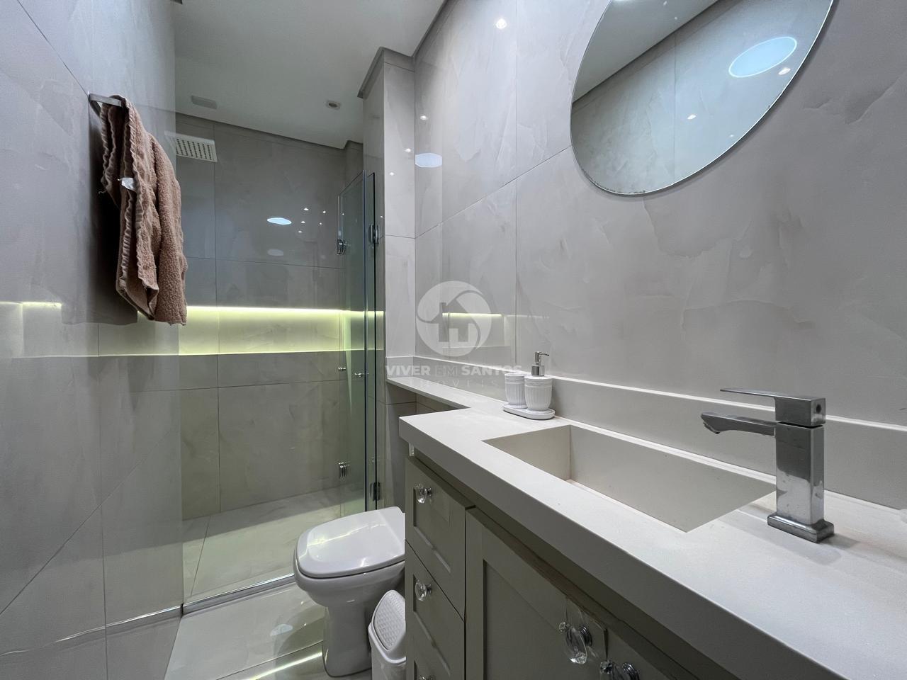 Comprar apartamento vista mar no boqueirão em Boqueirão, Santos — foto 15