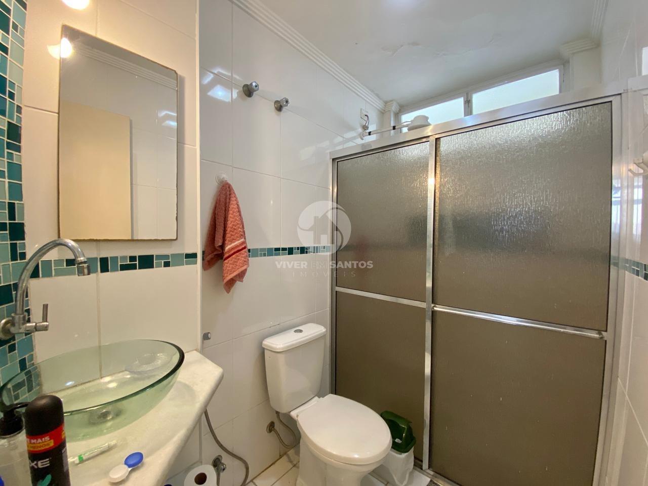 Apartamento 1 dormitório frente mar no Gonzaga em Gonzaga, Santos — foto 7