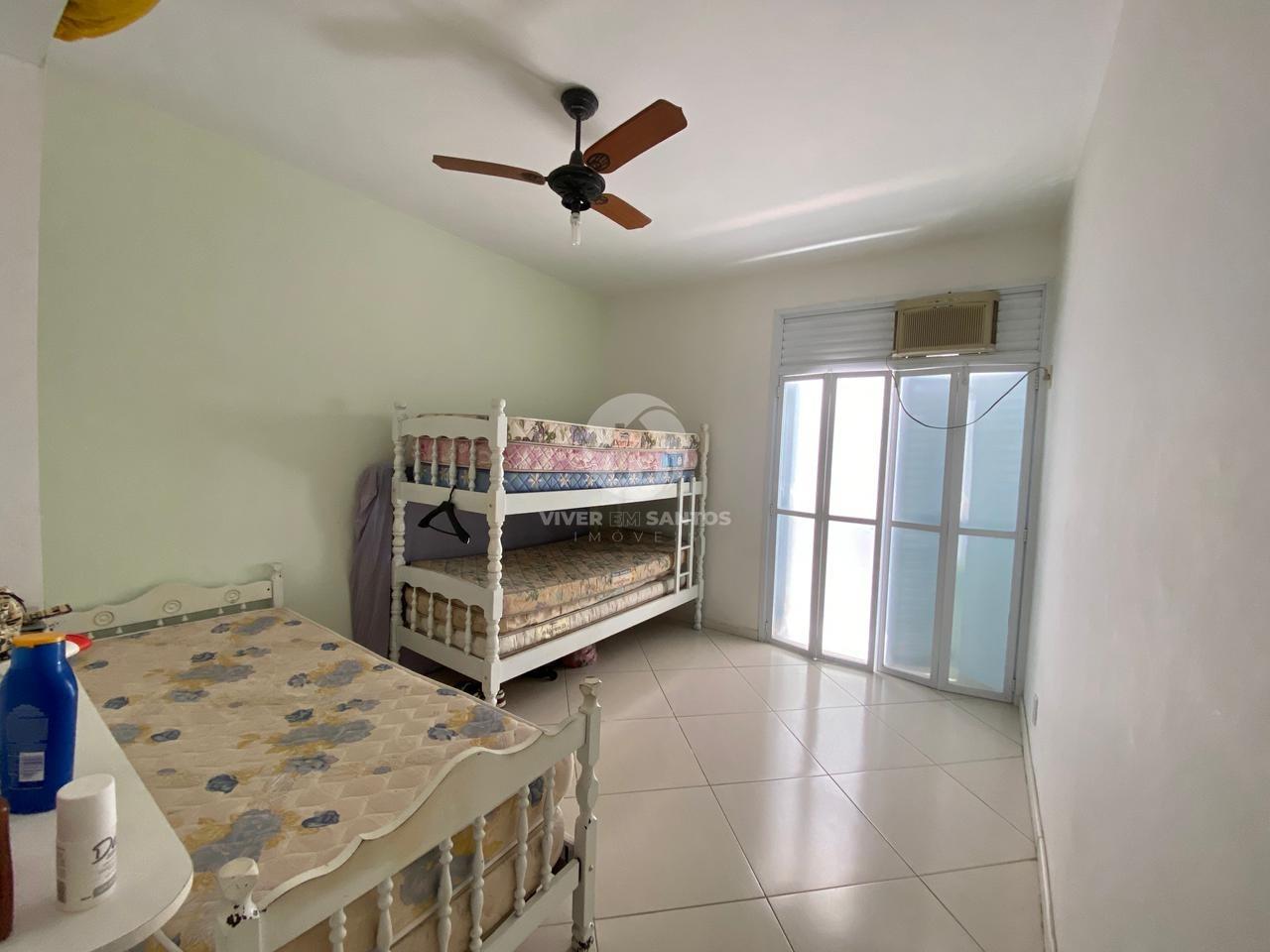 Apartamento 1 dormitório frente mar no Gonzaga em Gonzaga, Santos — foto 3