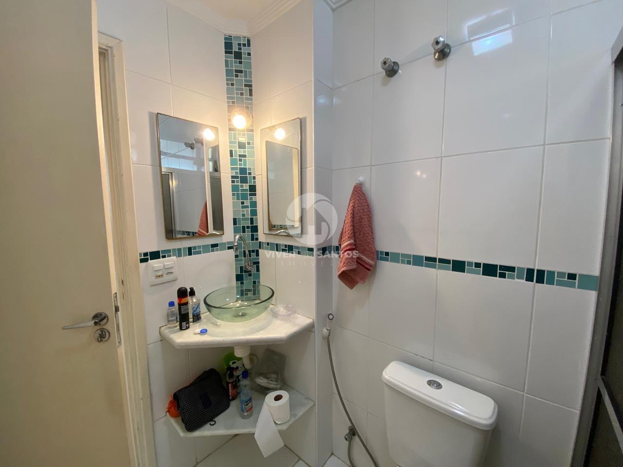 Apartamento 1 dormitório frente mar no Gonzaga em Gonzaga, Santos — foto 6