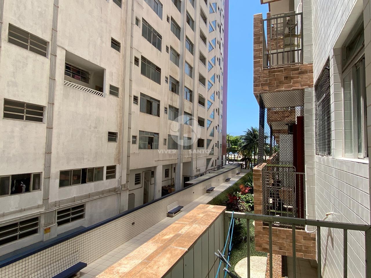Apartamento 1 dormitório frente mar no Gonzaga em Gonzaga, Santos — foto 5