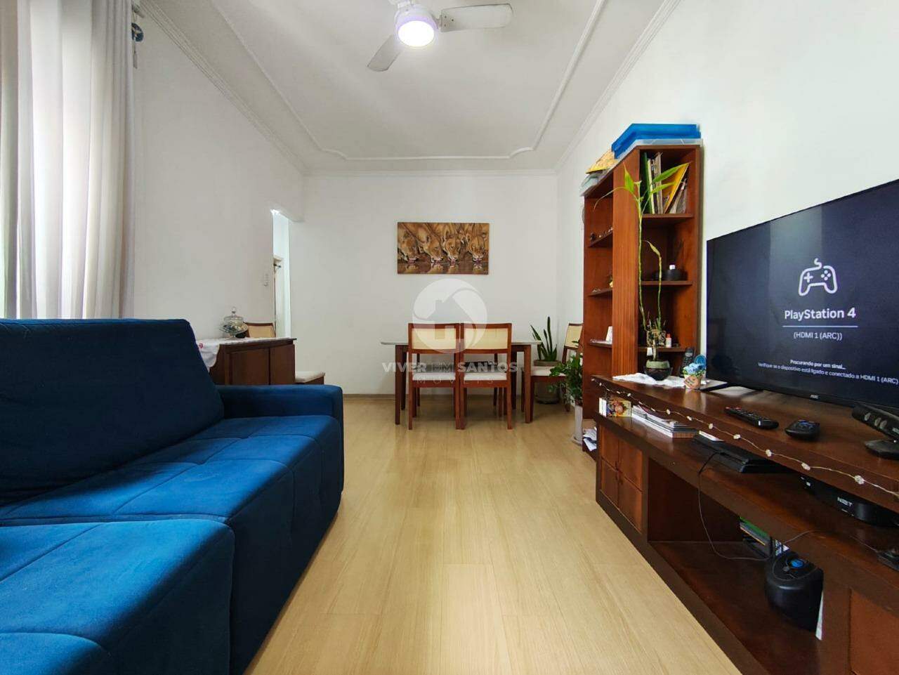 Apartamento 2 Quartos com elevador - Ponta da Praia - Santos em Ponta da Praia, Santos — foto 3