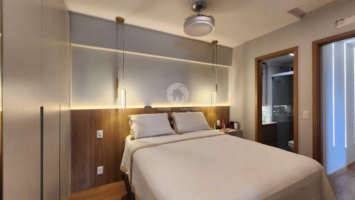 Apartamento 3 suítes PORTEIRA FECHADA com vista mar e varanda gourmet – Santos, Gonzaga, 2 vagas em Gonzaga, Santos — foto 11