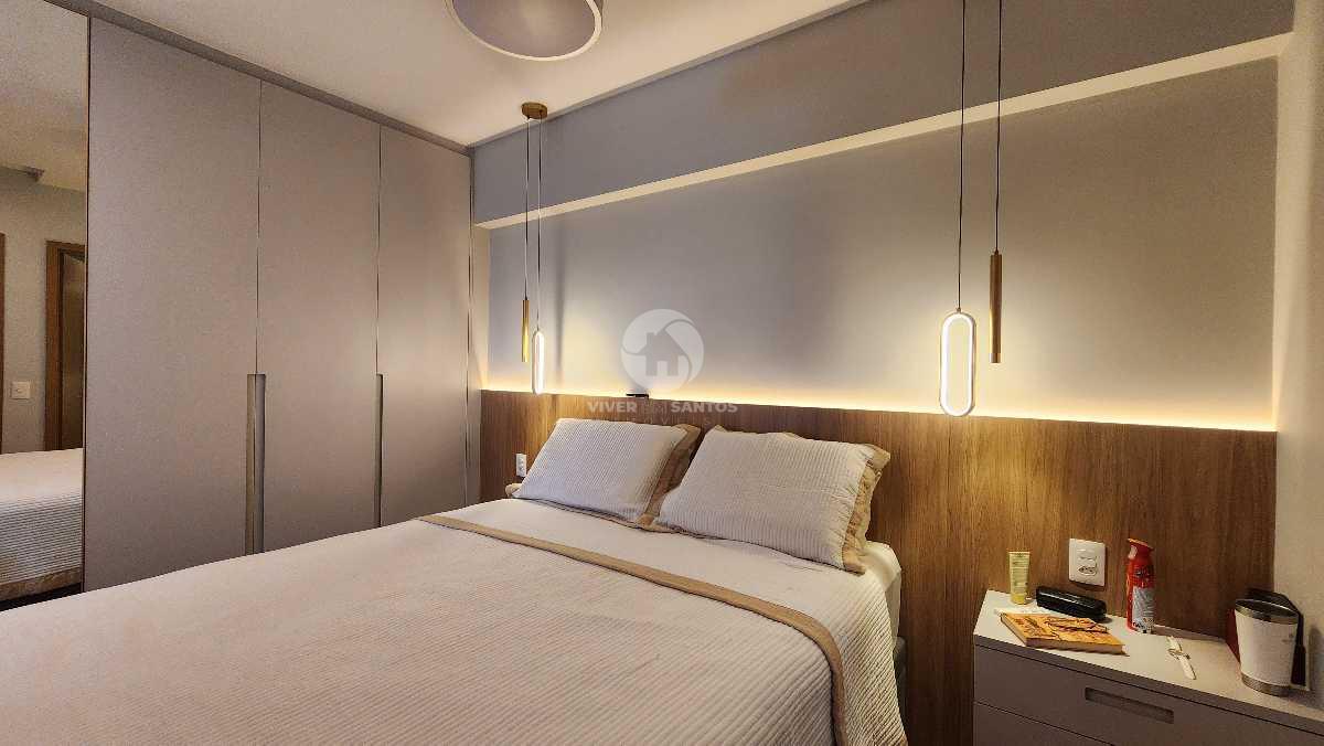 Apartamento 3 suítes PORTEIRA FECHADA com vista mar e varanda gourmet – Santos, Gonzaga, 2 vagas em Gonzaga, Santos — foto 12