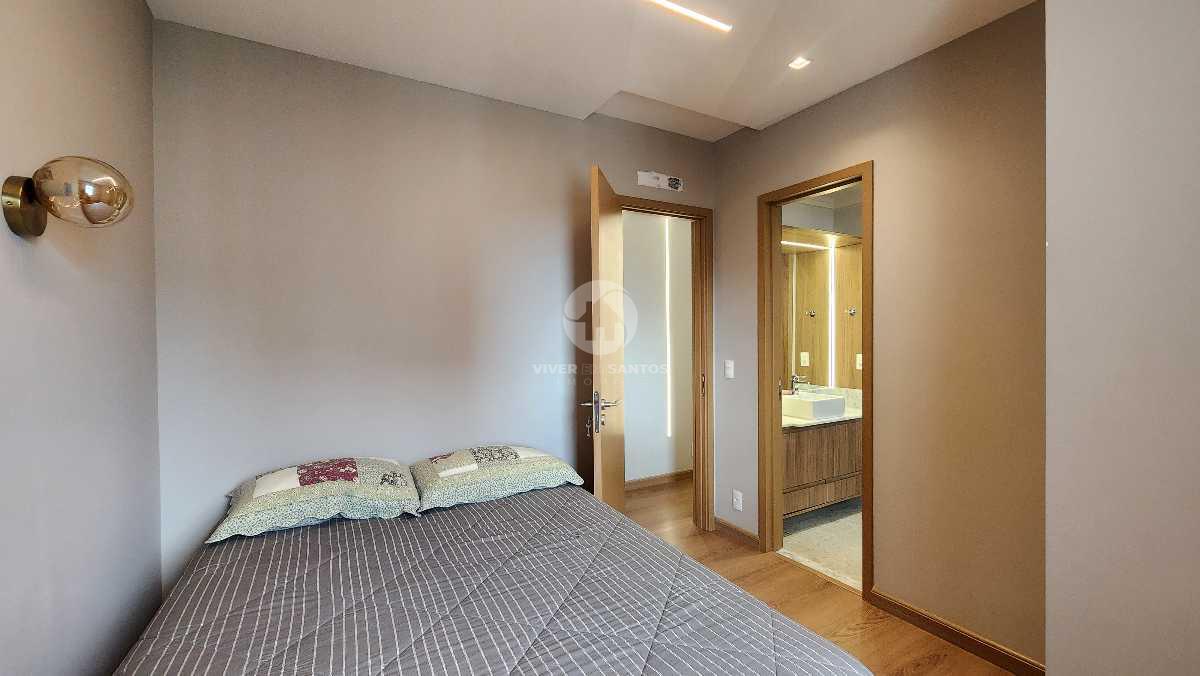 Apartamento 3 suítes PORTEIRA FECHADA com vista mar e varanda gourmet – Santos, Gonzaga, 2 vagas em Gonzaga, Santos — foto 17