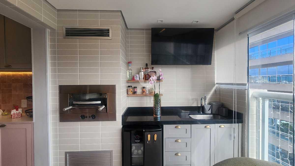 Apartamento 3 suítes PORTEIRA FECHADA com vista mar e varanda gourmet – Santos, Gonzaga, 2 vagas em Gonzaga, Santos — foto 4