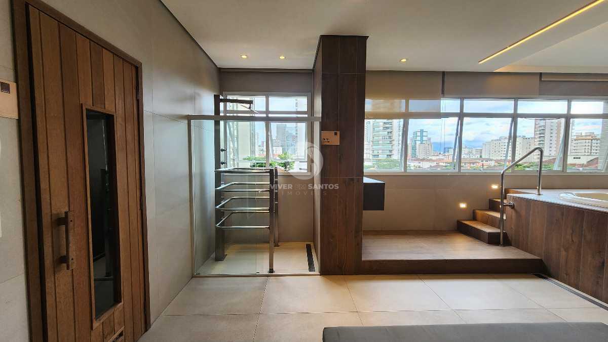 Apartamento 3 suítes PORTEIRA FECHADA com vista mar e varanda gourmet – Santos, Gonzaga, 2 vagas em Gonzaga, Santos — foto 19