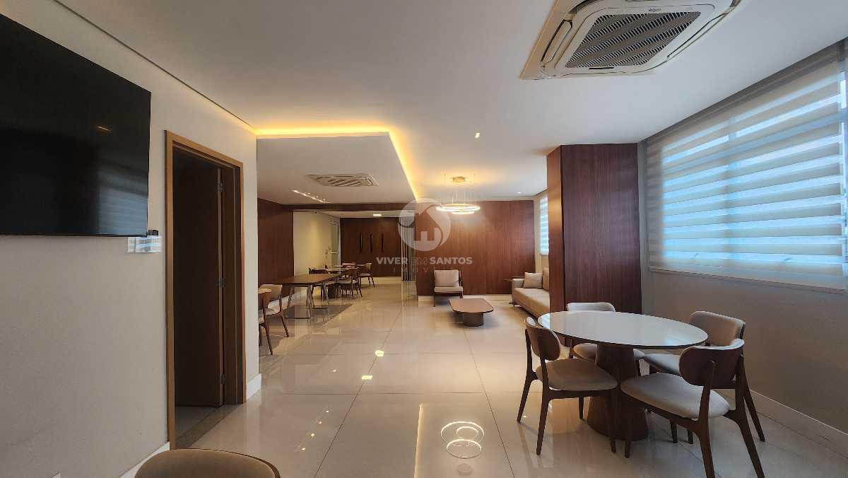 Apartamento 3 suítes PORTEIRA FECHADA com vista mar e varanda gourmet – Santos, Gonzaga, 2 vagas em Gonzaga, Santos — foto 26