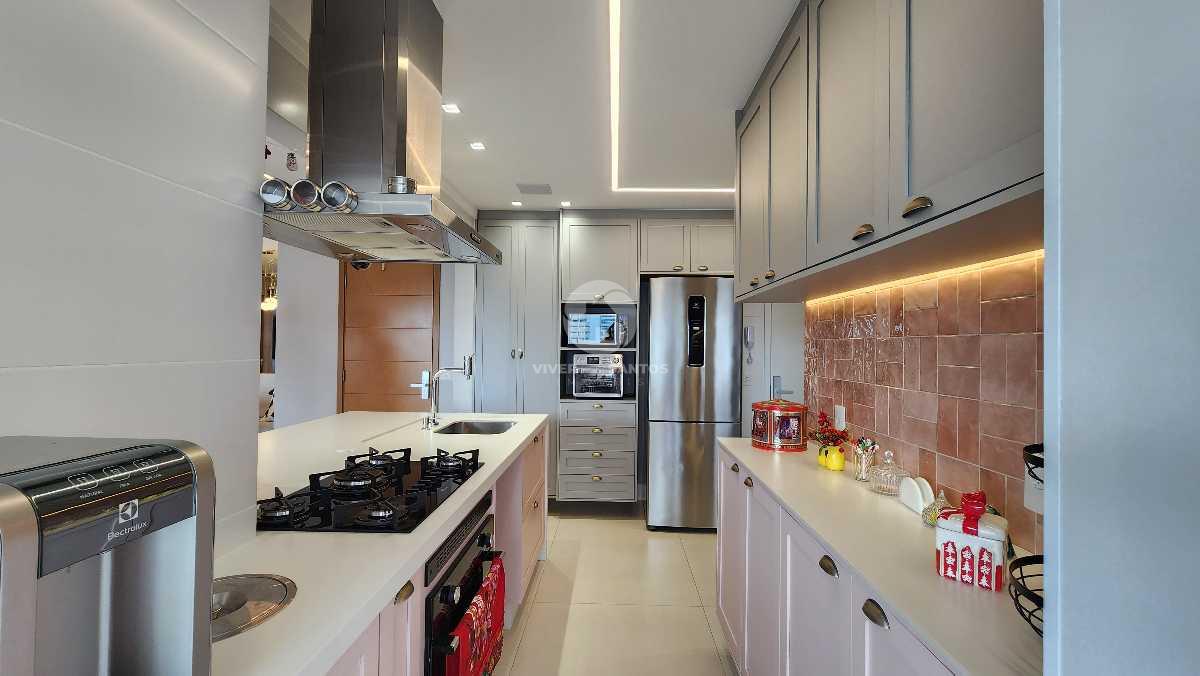 Apartamento 3 suítes PORTEIRA FECHADA com vista mar e varanda gourmet – Santos, Gonzaga, 2 vagas em Gonzaga, Santos — foto 6