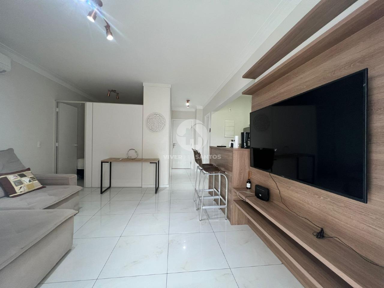 Apartamento exclusivo de 1 dormitório, com 49 m², Ponta da Praia, em Santos/SP. em Ponta da Praia, Santos — foto 4