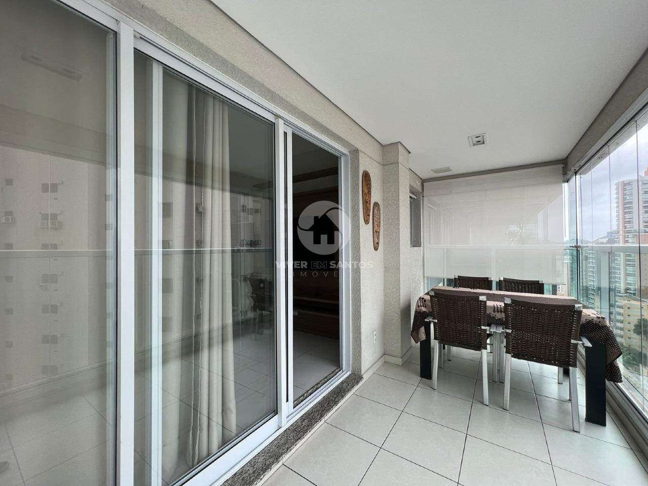 Apartamento exclusivo de 1 dormitório, com 49 m², Ponta da Praia, em Santos/SP. em Ponta da Praia, Santos — foto 3
