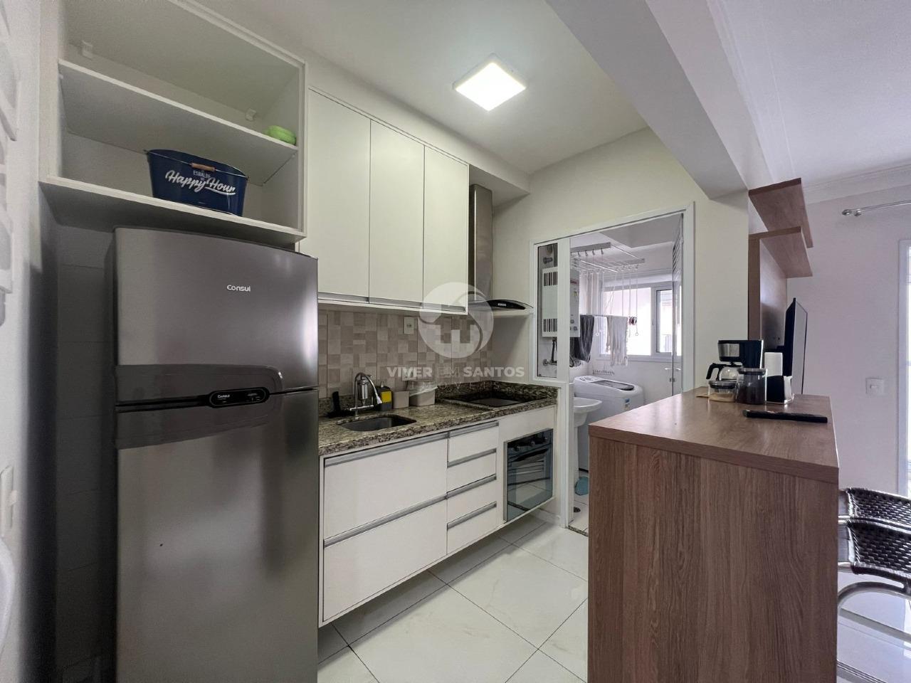 Apartamento exclusivo de 1 dormitório, com 49 m², Ponta da Praia, em Santos/SP. em Ponta da Praia, Santos — foto 10