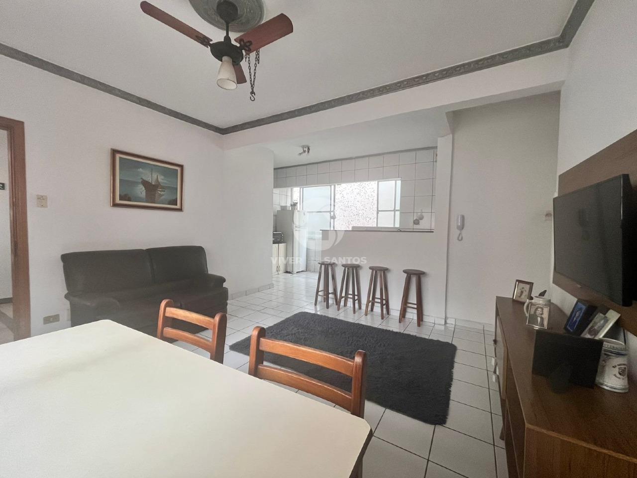 Apartamento à venda com 2 dormitórios no bairro do Gonzaga em Santos/SP em Gonzaga, Santos — foto 2