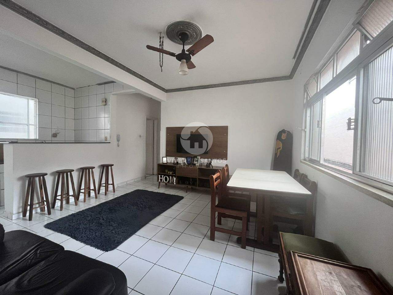 Apartamento à venda com 2 dormitórios no bairro do Gonzaga em Santos/SP em Gonzaga, Santos — foto 3