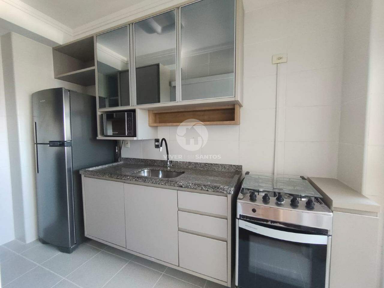 Apartamento e quartos com lazer completo - Santos em Gonzaga, Santos — foto 18