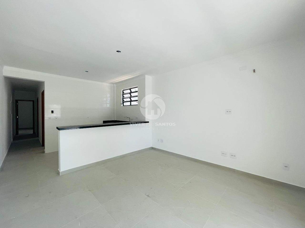 Sobreposta Alta com 2 dormitórios- Marapé- Santos em Marapé, Santos — foto 2