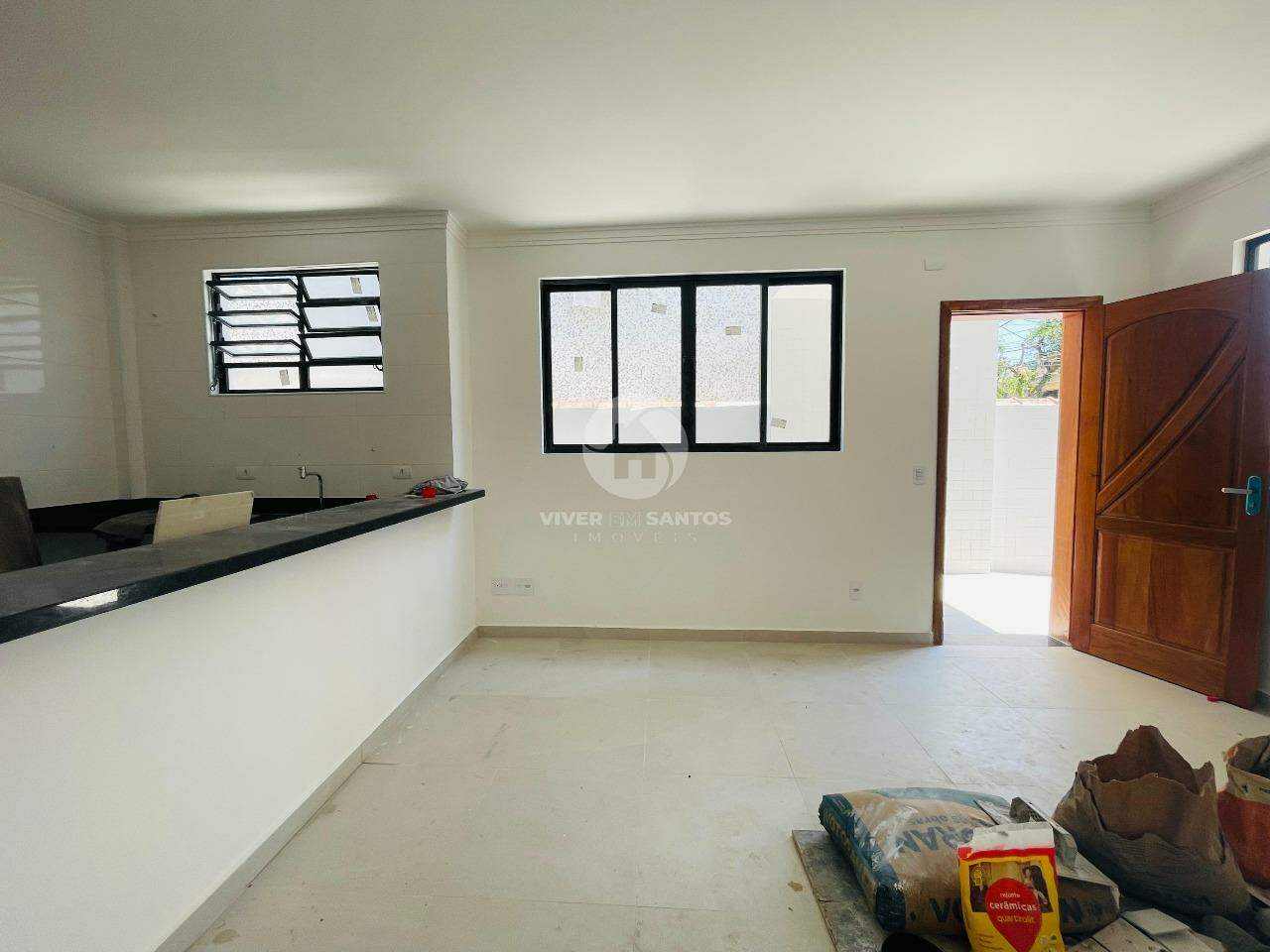 Sobreposta Baixa com 2 quartos - Marapé- Santos em Marapé, Santos — foto 2