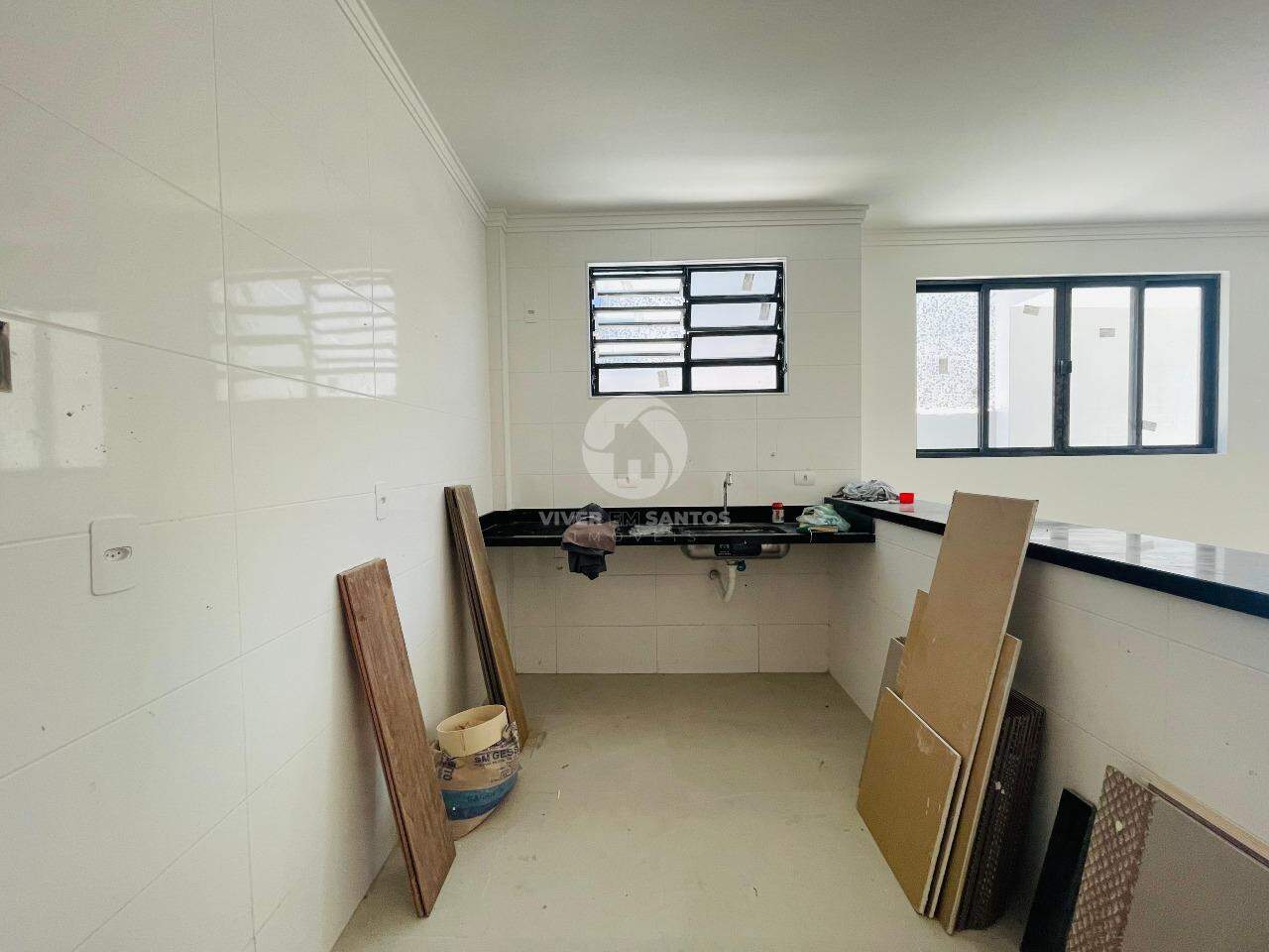 Sobreposta Baixa com 2 quartos - Marapé- Santos em Marapé, Santos — foto 3