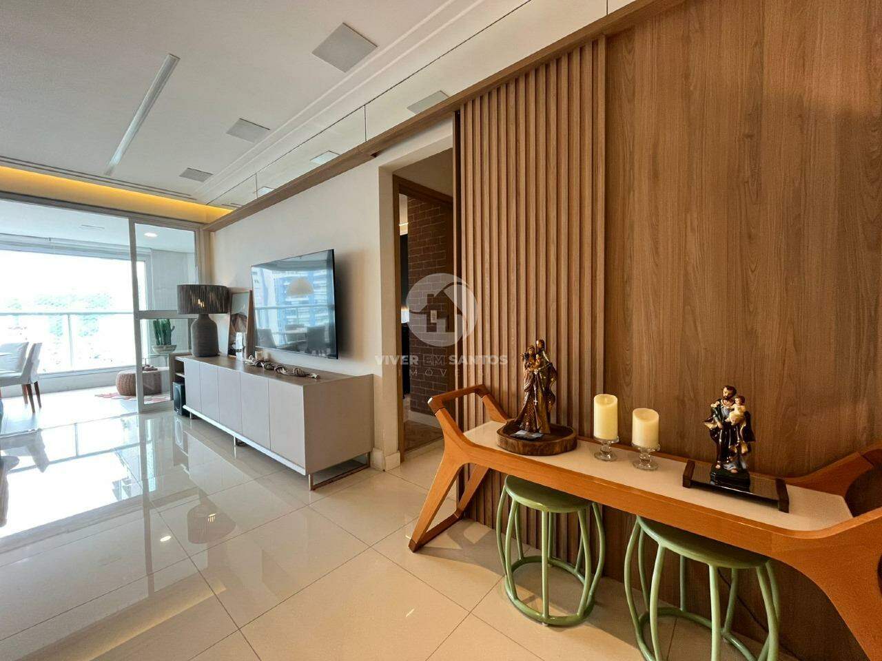 VARANDA GOURMET ESPAÇOSA COM 3 SUITES E LAZER COMPLETO NO GONZAGA em Gonzaga, Santos — foto 3