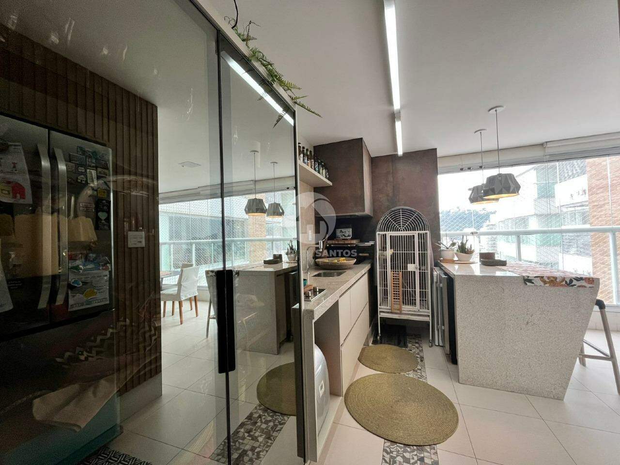 VARANDA GOURMET ESPAÇOSA COM 3 SUITES E LAZER COMPLETO NO GONZAGA em Gonzaga, Santos — foto 10