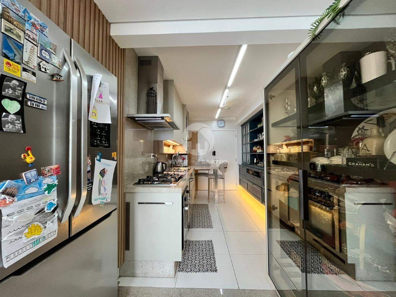 VARANDA GOURMET ESPAÇOSA COM 3 SUITES E LAZER COMPLETO NO GONZAGA em Gonzaga, Santos — foto 9