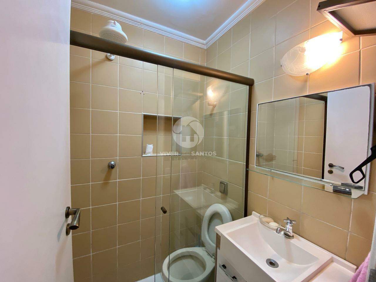 Apartamento de três dormitórios (uma suíte) com duas vagas demarcadas na Pompeia em Pompéia, Santos — foto 28
