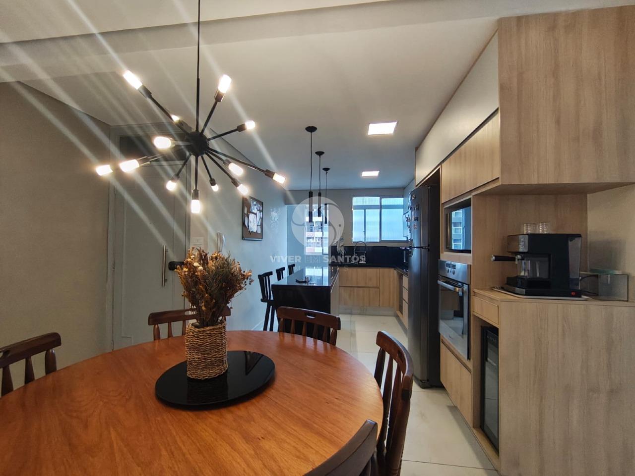 Apartamento 3 dormitórios com suíte e closet Reformado- Santos em Gonzaga, Santos — foto 7