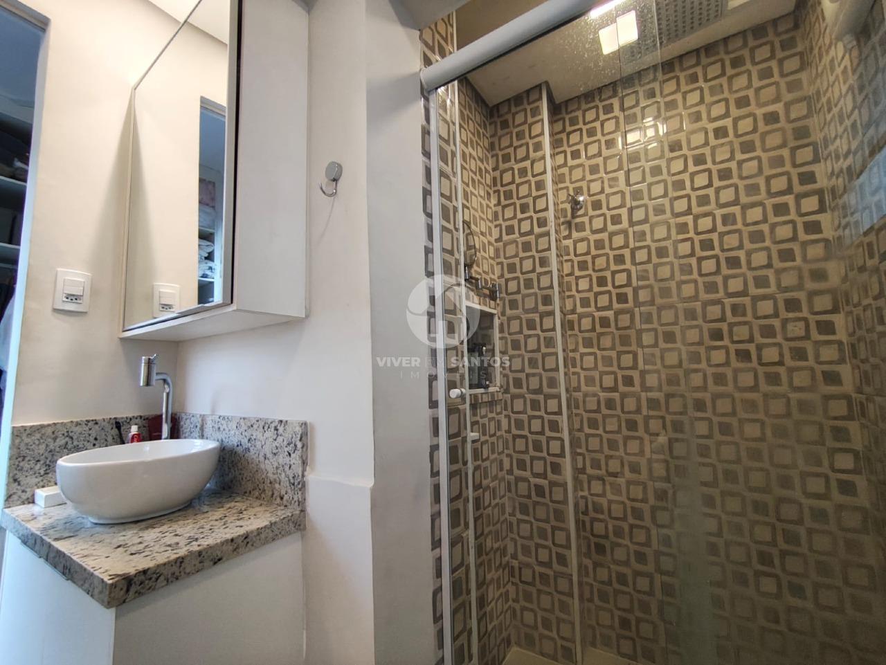 Apartamento 3 dormitórios com suíte e closet Reformado- Santos em Gonzaga, Santos — foto 18