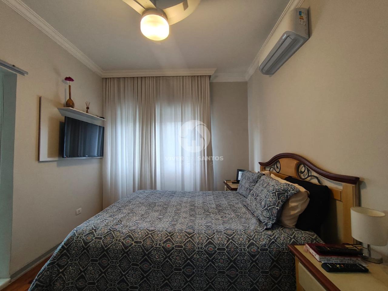 Apartamento 3 dormitórios com suíte e closet Reformado- Santos em Gonzaga, Santos — foto 14