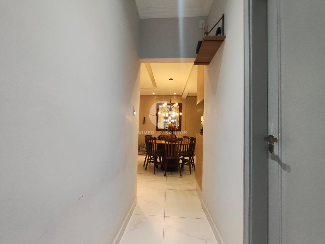 Apartamento 3 dormitórios com suíte e closet Reformado- Santos em Gonzaga, Santos — foto 9