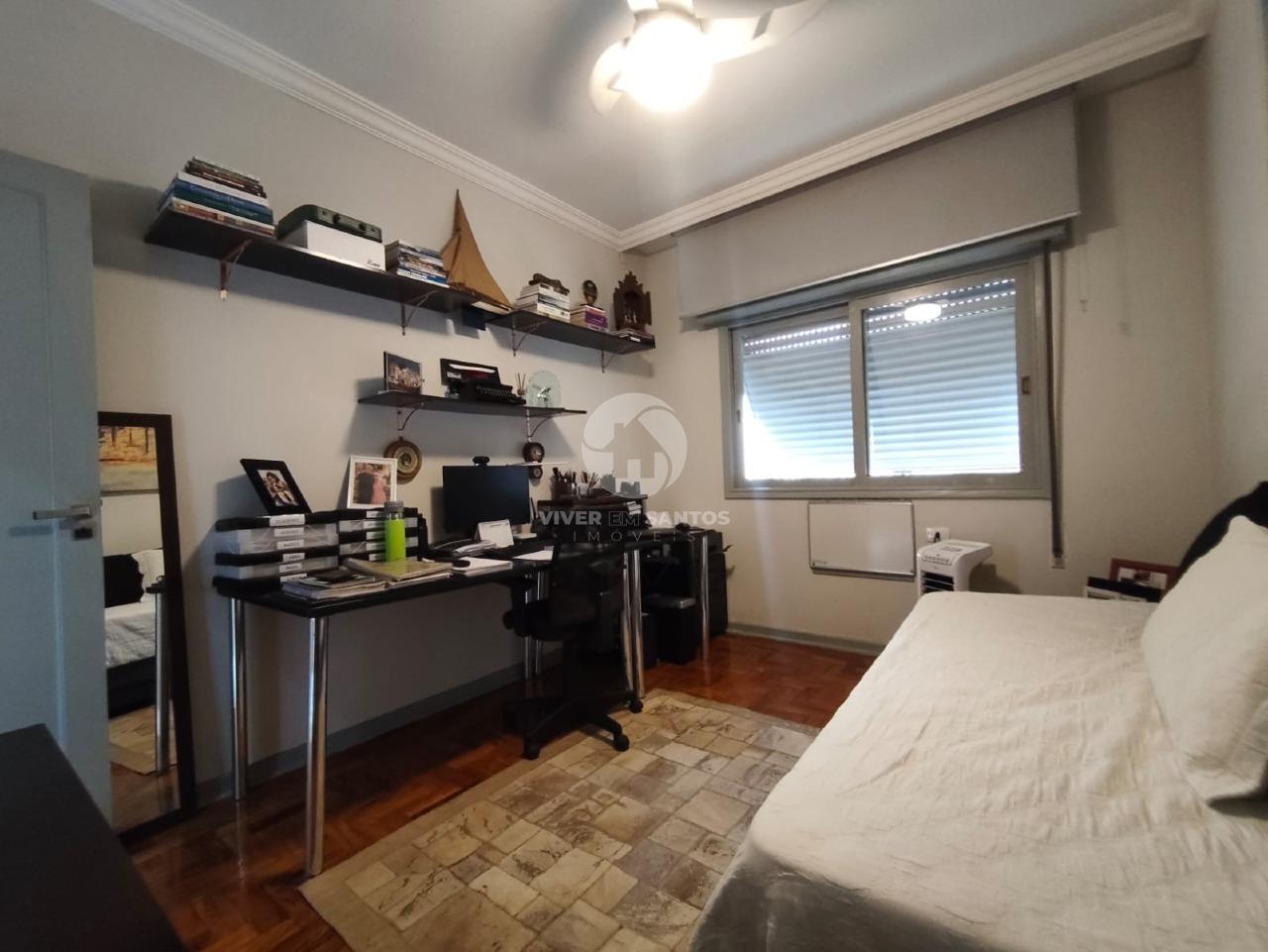 Apartamento 3 dormitórios com suíte e closet Reformado- Santos em Gonzaga, Santos — foto 12