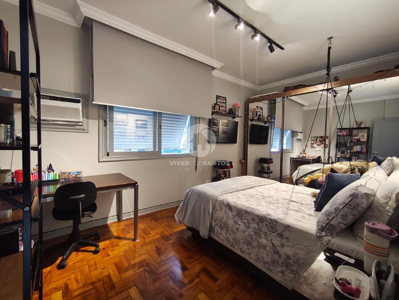 Apartamento 3 dormitórios com suíte e closet Reformado- Santos em Gonzaga, Santos — foto 20