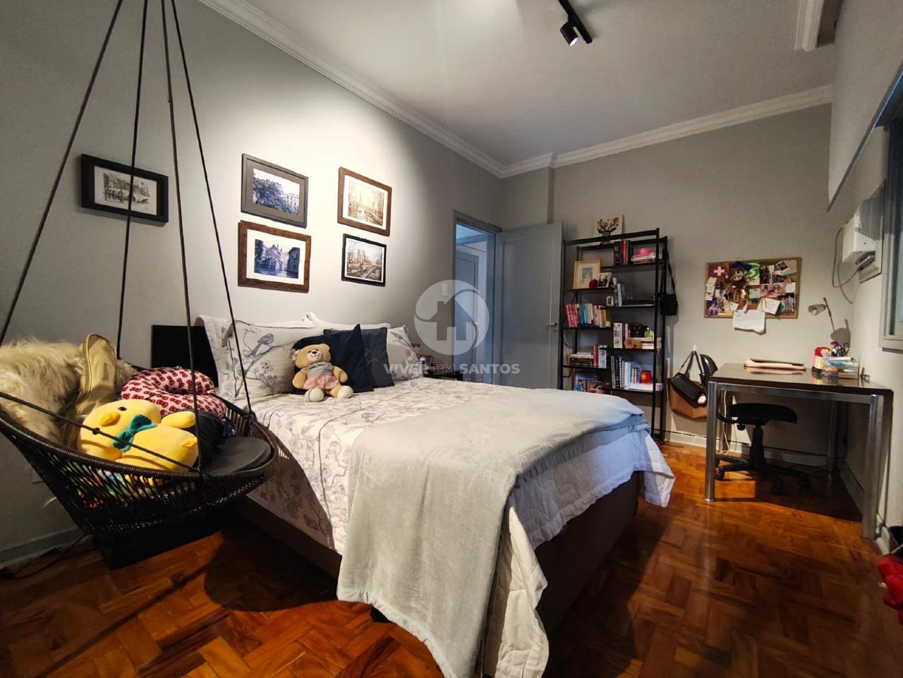Apartamento 3 dormitórios com suíte e closet Reformado- Santos em Gonzaga, Santos — foto 19